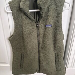 Patagonia Women's Olive Sherpa Vest